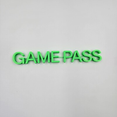 XBox Gamepass 3D Printed Logo Lerpo3D