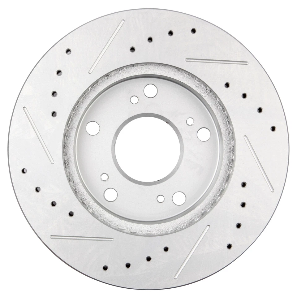 Front & Rear Drill Slot Brake Discs Rotors Kit For 2006-09 2010 2011 Honda Civic - Image 3 of 4