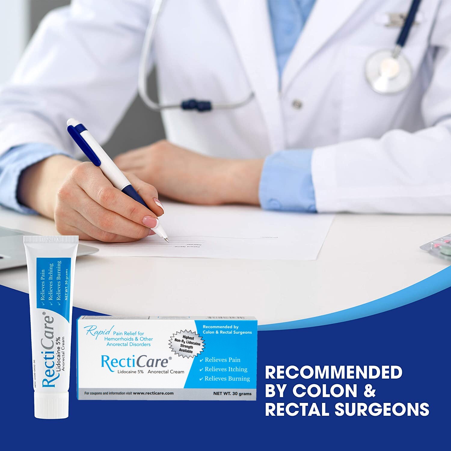 Recticare Pain Relief for Hemorrhoids and Other Anorectal Disorders