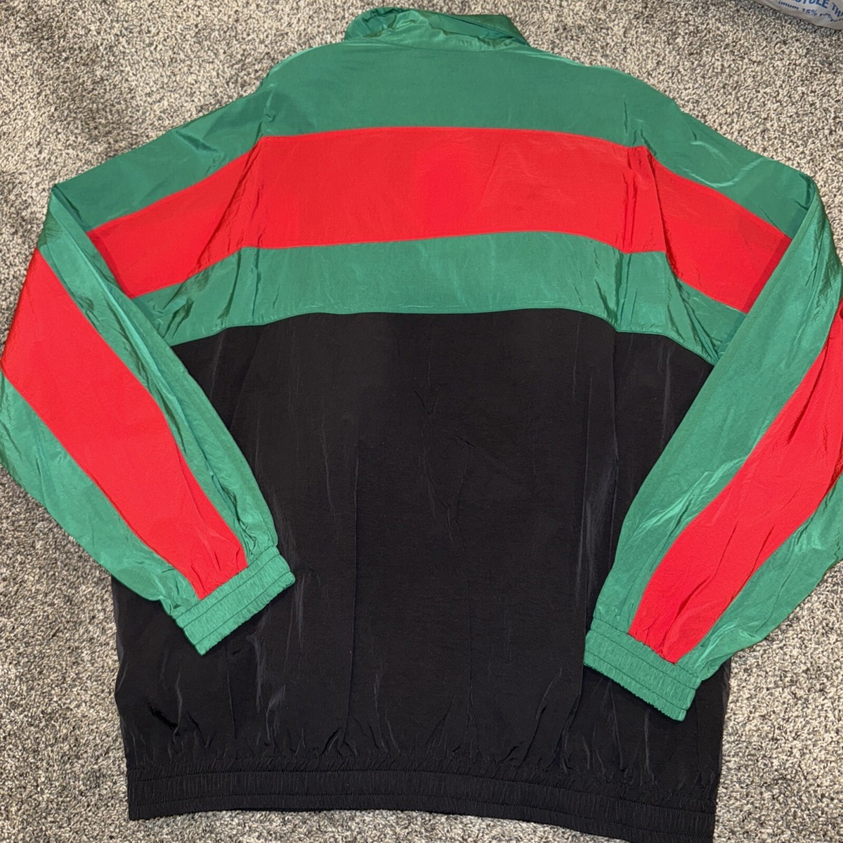 GUCCI OVERSIZED WATERPROOF NYLON Jacket LOGO PATCH TRACK Mens sz M