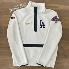 Los Angeles Dodgers Nike 2025 Gold Collection Tech Fleece Half-Zip Top Pullover