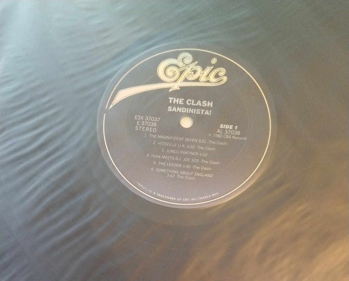 The Clash Sandinista 1980 Original Epic Records Triple Lp's w