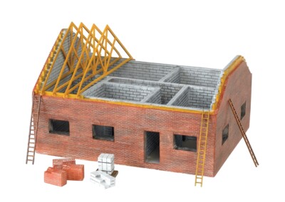 BACHMANN #35105 HO RESIDENTIAL BUILDING SITE NEW IN ORIGINAL BOX
