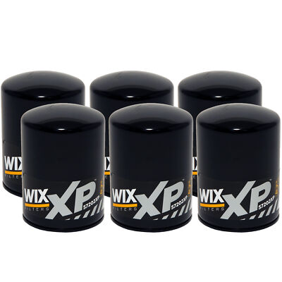 Wix XP Set of 6 Engine Motor Oil Filters For Chevrolet GMC Hummer 6.6L TDI
