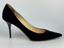 Jimmy Choo Black Suede Formal Pumps Size 38 1/2 US 8.5