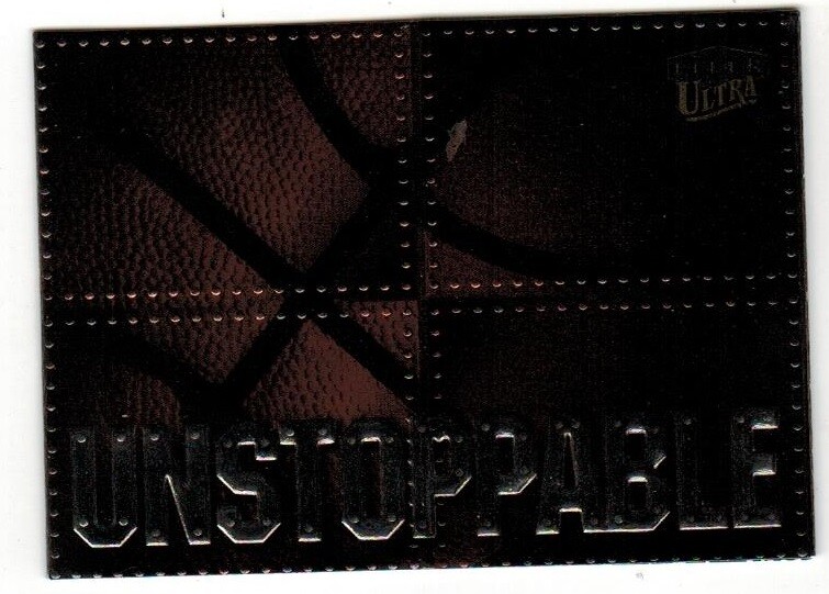 1998-99 KOBE BRYANT FLEER ULTRA UNSTOPPABLE Insert Card #12 of 15 US SP Foldout
