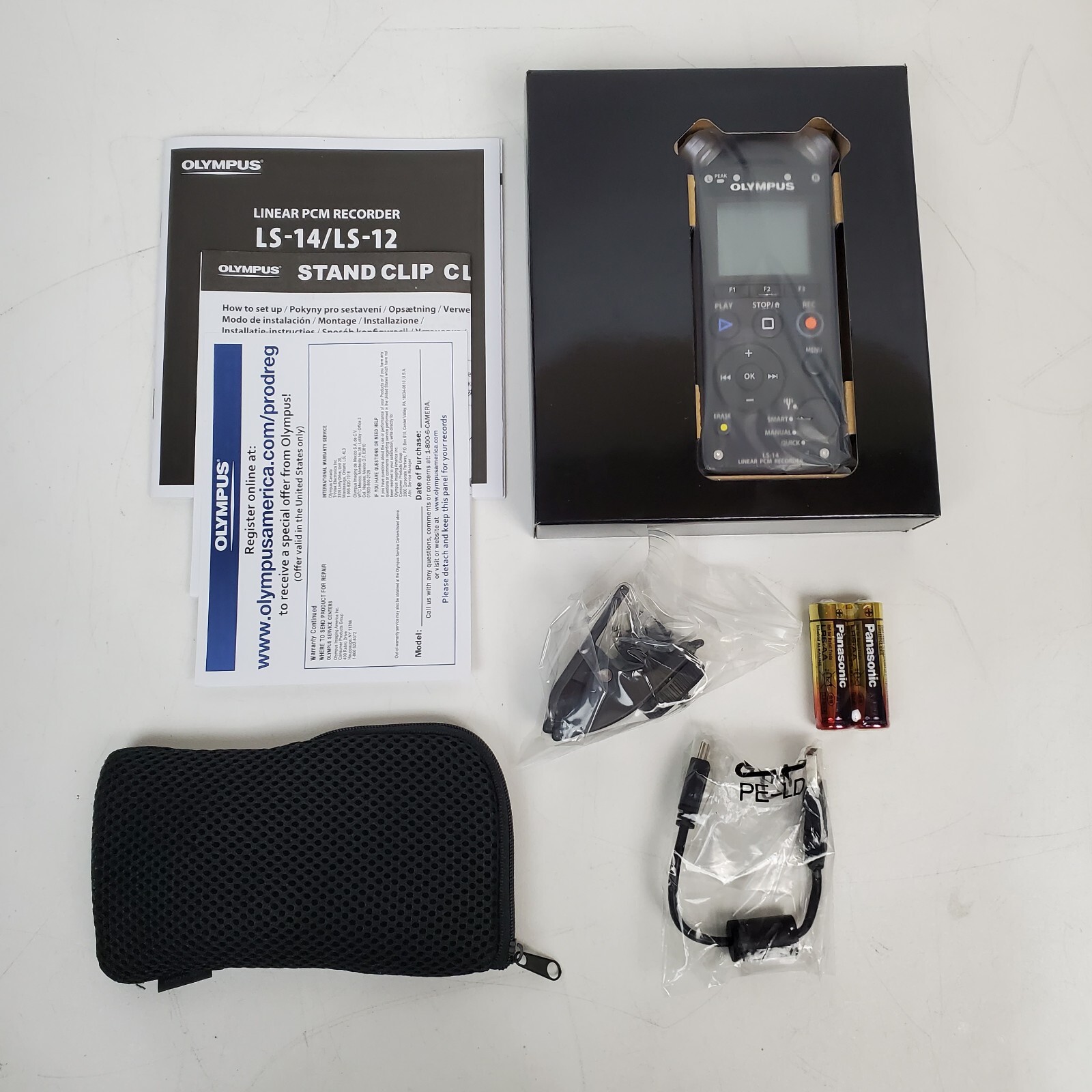 New in Box Olympus LS14 Linear PCM Digital Voice Recorder eBay