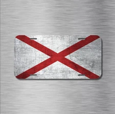 Alabama State Flag Vehicle License Plate Auto Car Montgomery USA Vintage NEW!