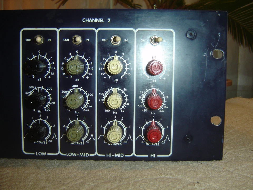 Ashly SC-66 Original Latter Version, Stereo Parametric Equalizer Eq Vintage Rack - Image 4 of 4