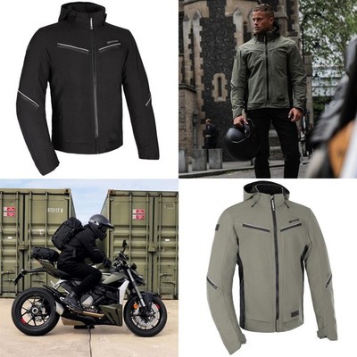 Oxford Mondial Street Herren Motorrad Jacke laminiert Freizeit gepanzert Ganzjährig