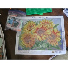 Sunflower bunch diamond painting picture
