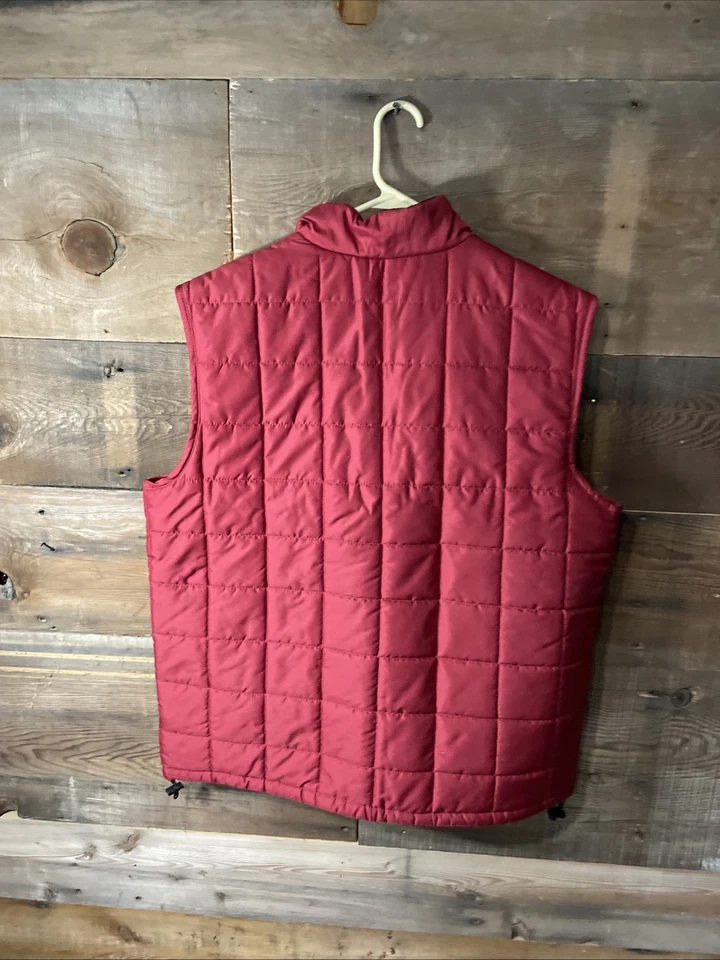 Chaps Mens Large Red Puffer Vest NWOT - Image 3 of 4