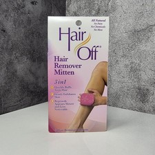 Hair Off Hair Remover Mitten - All-natural, Painless  Chemical Free