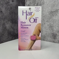 Hair Off Hair Remover Mitten - All-natural, Painless & Chemical Free 
