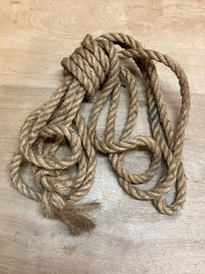 Vintage 1/2" Barn Farm Hemp Nautical Decor Rope 18ft