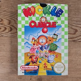 Kickle Cubicle Nintendo Nes con manual 8 bits retro PAL 1990 #0492