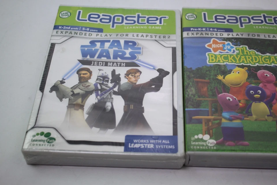 Lot of 3 LeapFrog Leapster STAR WARS - Dora The Explorer - The Backyardigans - Image 3 of 4