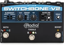Radial Switchbone V2 ABY/C Amp Selector and Boost Pedal