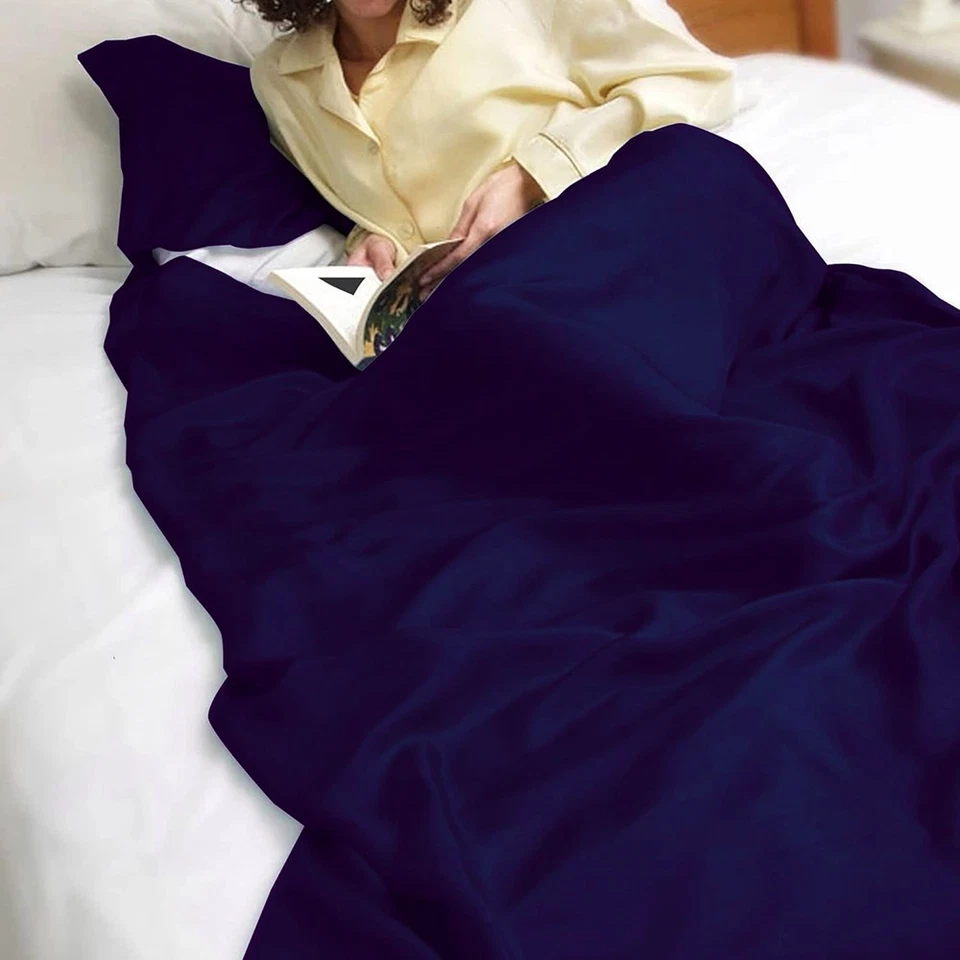 Seide weicher Schlafsack Liner Travel Sheet Camping Leichtgewicht 90x220cm DE - Bild 3 von 4