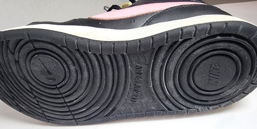 Nike Court Borough Mid 2 GS CD7782-002 Black Pink Blue Fury Youth 5.5Y Mid Top - Picture 8 of 9