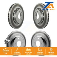 Front Rear Coated Disc Brake Rotors Kit For 2018-2022 Mitsubishi Outlander PHEV