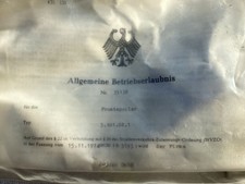 ORIGINAL Zender ABE/Montagesatz für Frontspoiler KBA 35138, Typ 5.101.02.1 , NOS