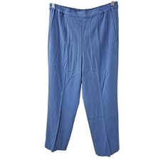 APPLESEEDS Blue Stretch Waist Dress Pants Womens Petite Size 12 P NWT