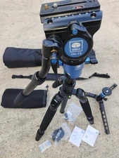 Sirui Lot VH-10 Aluminum Professional Fluid Video Head VHD-2004 And P-SR Tripod 
