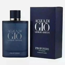 Acqua Di Gio Profondo by Giorgio Armani 3.4oz Perfume Best Fast Free Shipping