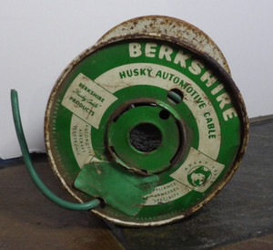 Vintage Berkshire Automotive Cable Wire Spool