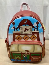 Loungefly Disney Toy Story Woody Toy Chest Mini Backpack Covered Wagon Buzz NEW