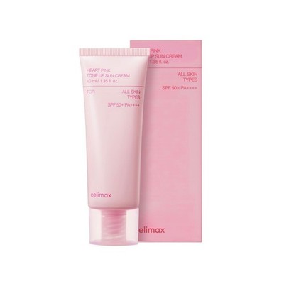 celimax Heart Pink Tone Up Sun Cream Korean Version - NEW