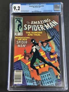Amazing Spider Man #252 Marvel Comics 1984 1st Appearance Black Costume CGC 9.2
