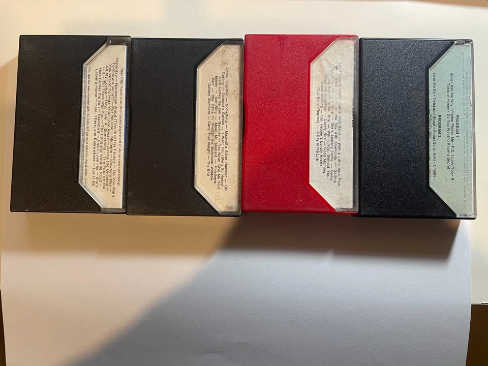 beatles audio cassette tapes x4 abbey road sgtpeppers ballads early beatles - Image 2 of 4