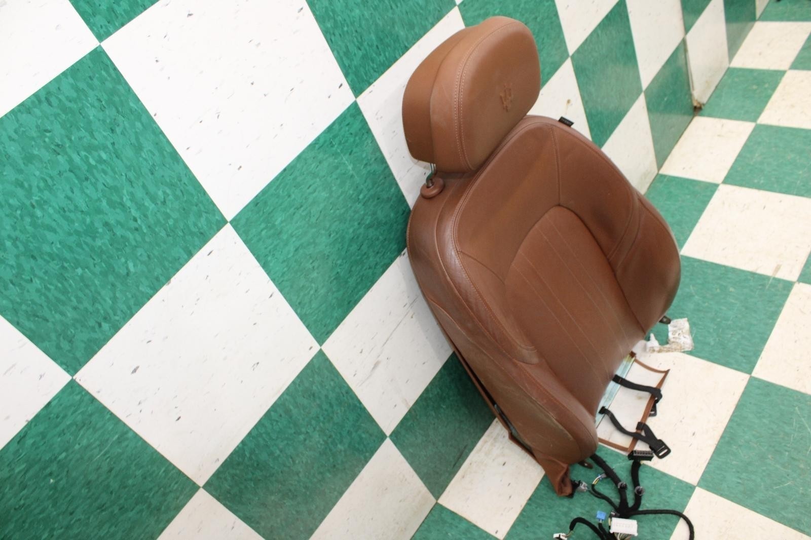 Maserati Ghibli 2014-2022 Front Left Upper Seat back Brown