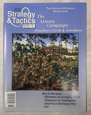 Strategy & Tactics 169 Atlanta Campaign Peachtree Creek & Jonesboro Ex. Cond.