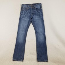 Chip & Pepper Ike Nifus Slim Straight Jeans Mens 30x34 Blue Wash Denim Pants
