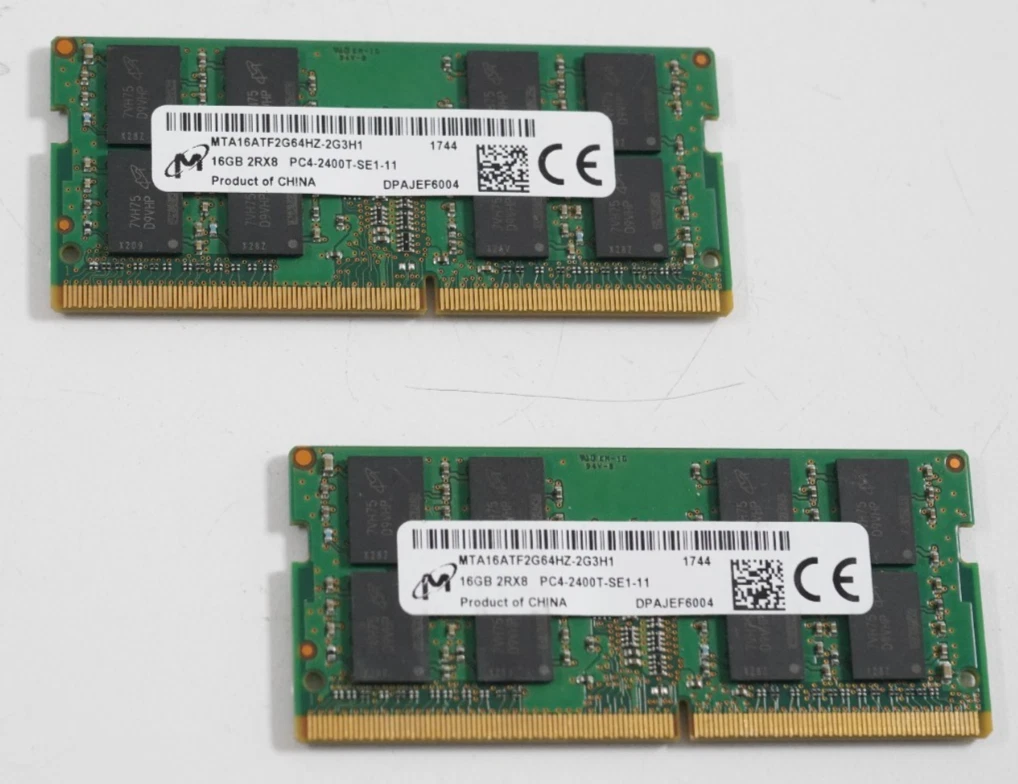 PC4-19200 (DDR4-2400) Bus Speed SO-DIMM Computer Memory (RAM) 32