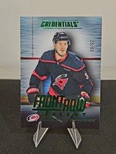 2025-26 Credentials Front Row Talent #FRT-12 ANDREI SVECHNIKOV Green /99