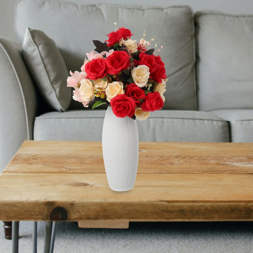 Vasen Für Blumen Porzellanvase Blumenvase Schmal Bowl Trockenblumen - Bild 3 von 4