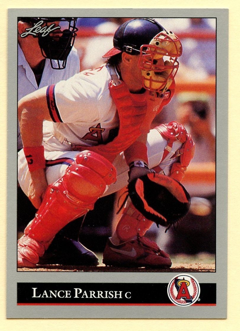 1992 Leaf Series 2 Lance Parrish baseball card #269 California Angels