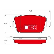 Satz Bremsbeläge Bremsklötze hinten für Ford Focus 2 DA Galaxy WA6 MK | 23972