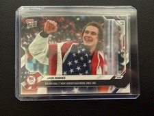 2026 Topps Now Olympics #18-SSP Jack Hughes Golden Goal Team USA Photo Variation