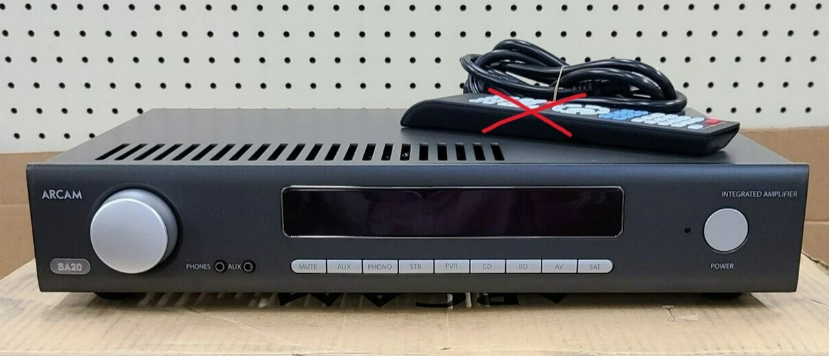 Arcam SA20 300W Class G 2.0-Ch. Integrated Amplifier( w/ Remote No