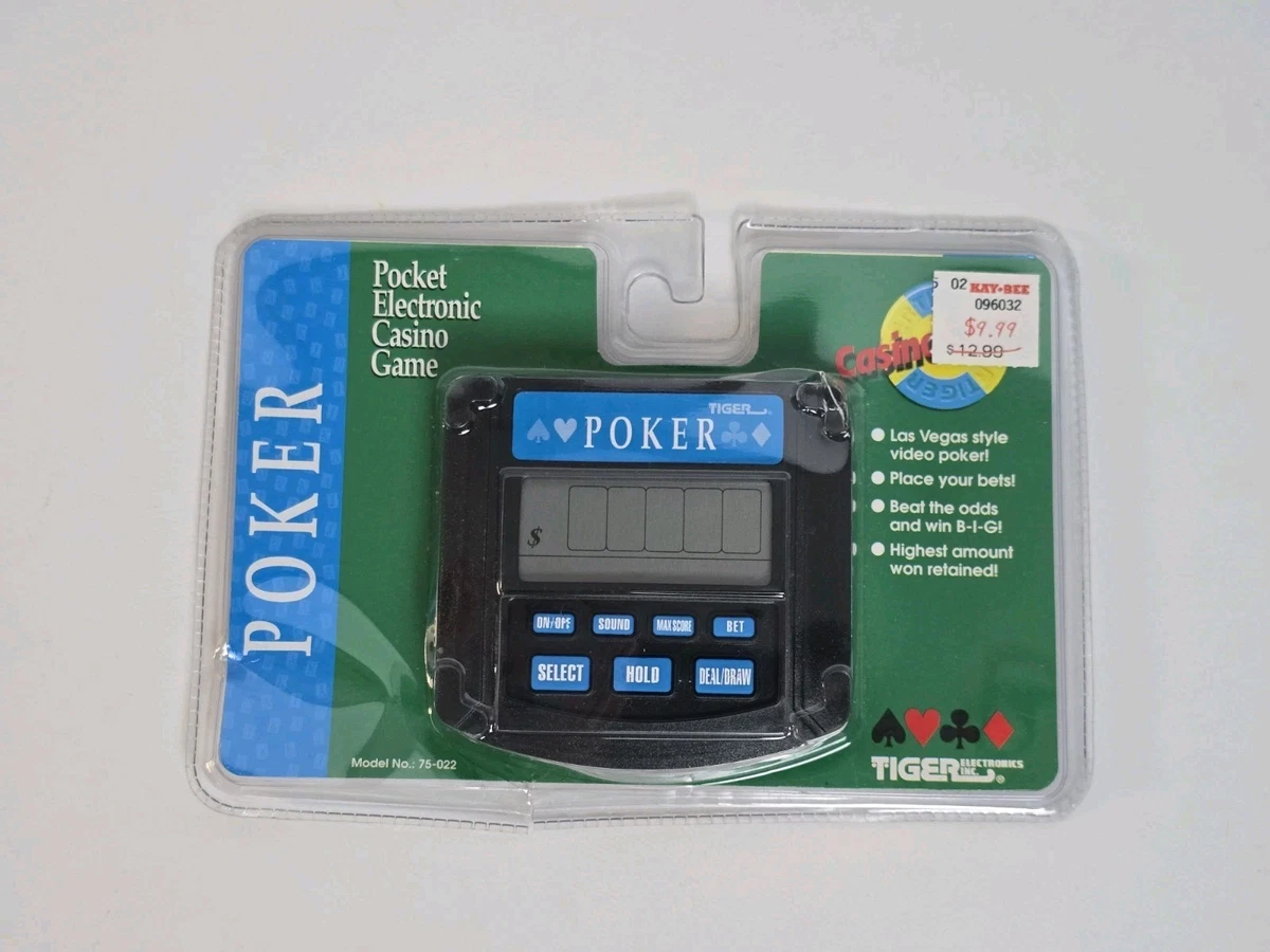 Tiger Poker Handheld Electronic Games for sale | eBay