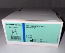 Coloplast Coveen Optima 22035 SelfSealing Urisheath 35mm Standard Length 30 Pack
