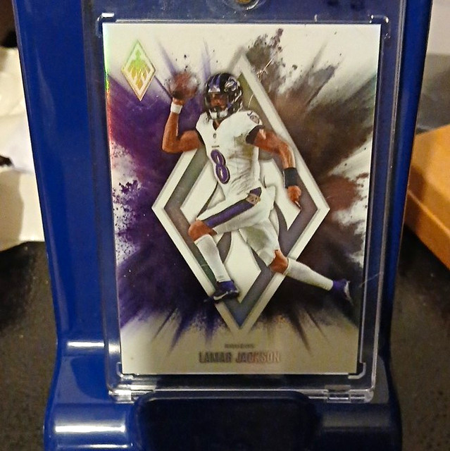 Panini 2025 Phoenix Color Blast Insert Lamar Jackson Baltimore Ravens #16