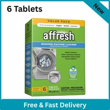Affresh Washing Machine Cleaner, For Whirlpool, Maytag & Amana, - 6 Tablets
