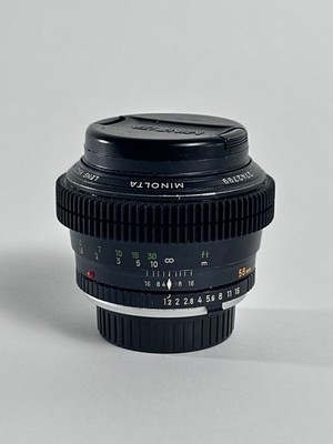 MINOLTA一眼レフ レンズ MC ROKKOR 58mm F1.2 Minolta MC Rokkor-X 58mm f1.2 Lens Cine Focus Gear Mod Clean Glass