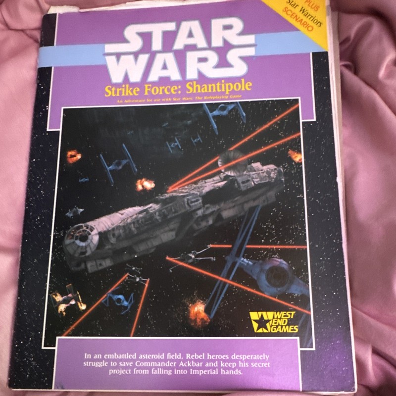 West End Games Star Wars Strike Force Shantipole Adventure 1988 MPN 40009